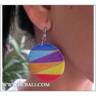 Woman Earring Colored Fashion Bali